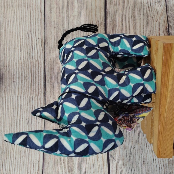 Handcrafted 6" Stuffed Rhinoceros - Picture 3 of 5